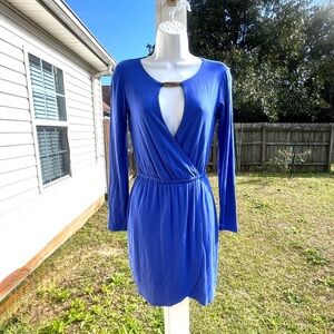 BEBE Purplish Blue Dress